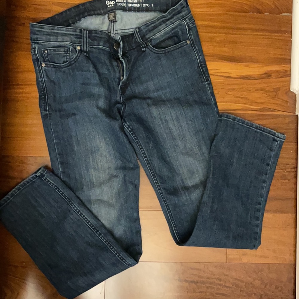 GAP real straight fit jeans